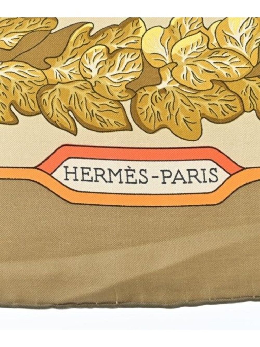 Hermes Bandana Scarf Beige - Picture 3 of 6